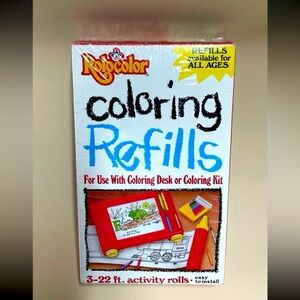 Rolocolor Coloring Refills Desk Series E (3) 22 ft. Rolls NEW Sealed